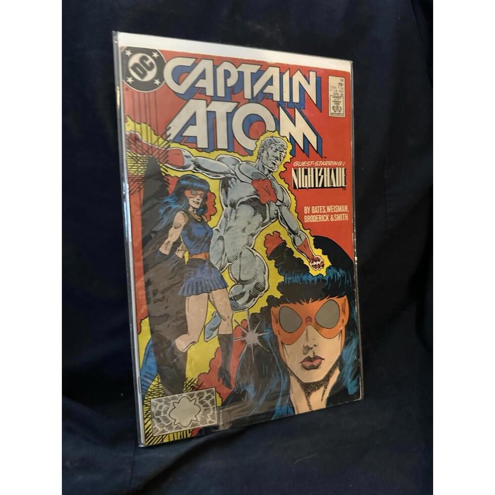 DC Comics CAPTAIN ATOM #14   April 1988    VF   w/Protector !